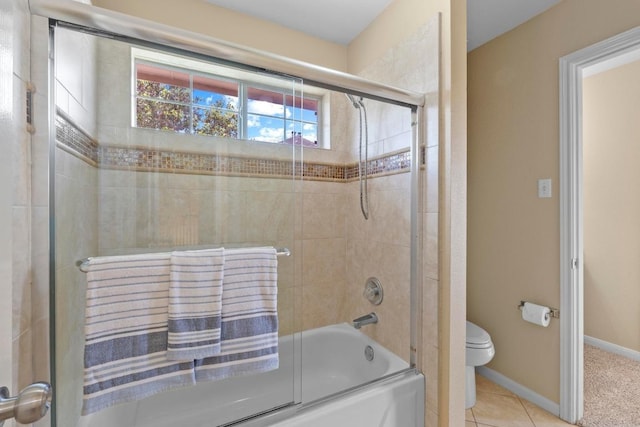 17704 Miller Falls Cv, Round Rock, TX 78681 - full bath featuring enclosed tub / shower combo and tile patterned floors