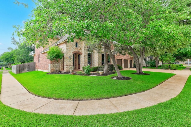 1613 Westend Pl, Round Rock, TX 78681 - view of front of home with stone siding