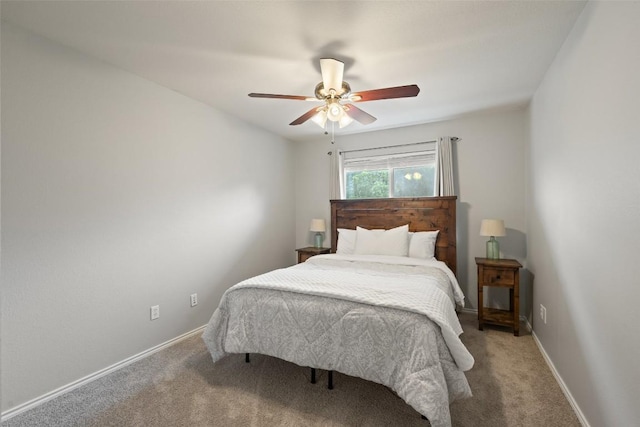 2705 Rosemount Cv, Round Rock, TX 78665 - carpeted bedroom featuring a ceiling fan and baseboards