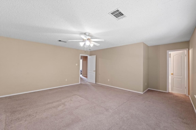 2507 Byfield Dr, Cedar Park, TX 78613 - empty room with ceiling fan, carpet flooring, and a textured ceiling