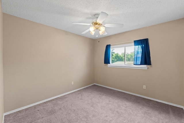 2507 Byfield Dr, Cedar Park, TX 78613 - carpeted empty room featuring a textured ceiling and ceiling fan