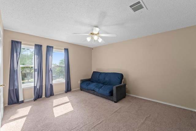 2507 Byfield Dr, Cedar Park, TX 78613 - unfurnished room with carpet floors, ceiling fan, and a textured ceiling