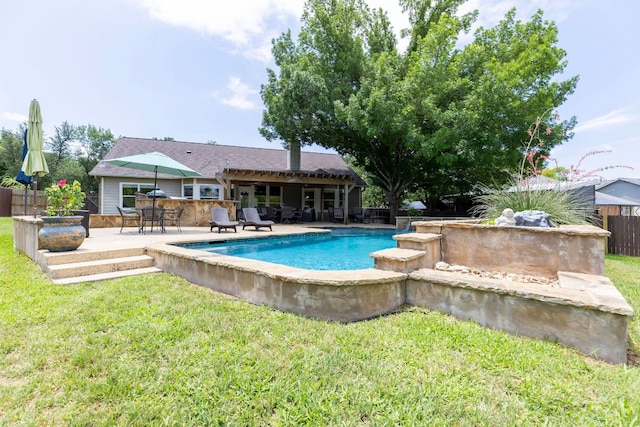 208 E Nakoma, Round Rock, TX 78664 - view of pool featuring a patio area