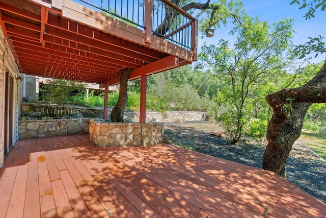 6706 Fort Davis Cv Unit B, Austin, TX 78731 - view of wooden terrace