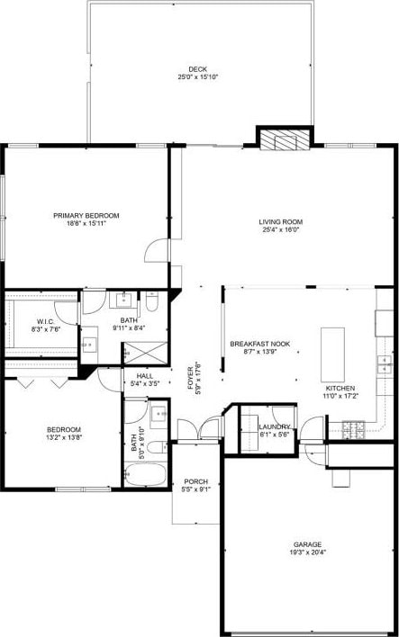6706 Fort Davis Cv Unit B, Austin, TX 78731 - view of property floor plan
