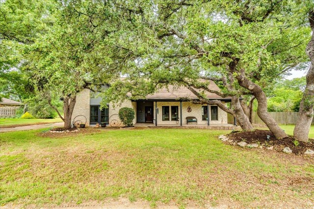 336 Primrose Dr, Kyle, TX 78640 - view of rear view of house