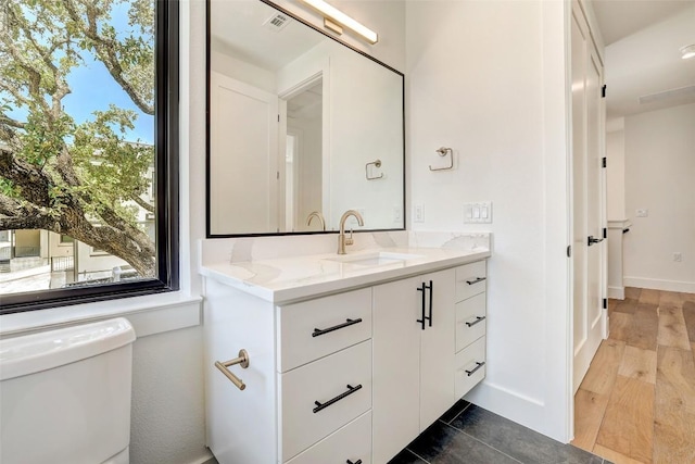 3208 Clawson Rd Unit 3A, Austin, TX 78704 - bathroom featuring vanity and wood finished floors