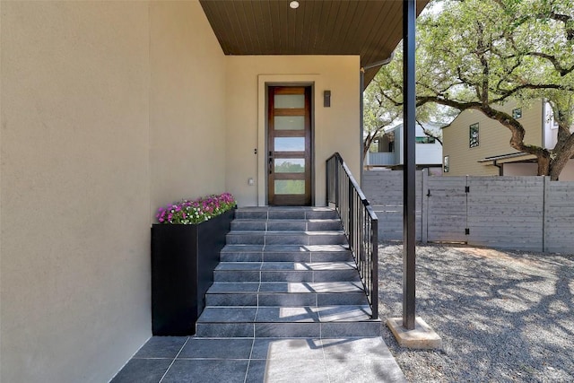3208 Clawson Rd Unit 3A, Austin, TX 78704 - view of exterior entry with stucco siding