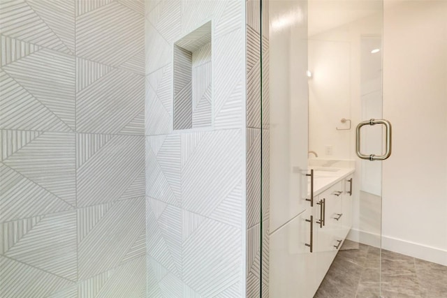 3208 Clawson Rd Unit 3A, Austin, TX 78704 - bathroom with a tile shower and vanity