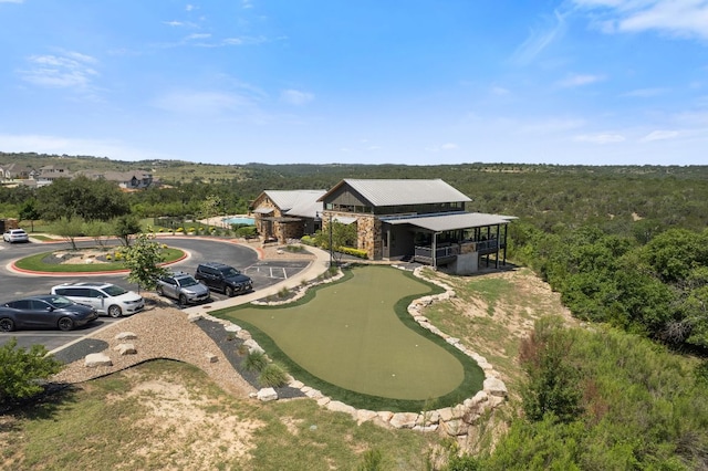 5406 Traviston Dr, Austin, TX 78738 - drone / aerial view of a forest