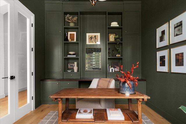 482 Running Bird Rd, Austin, TX 78737 - office featuring light wood finished floors and baseboards