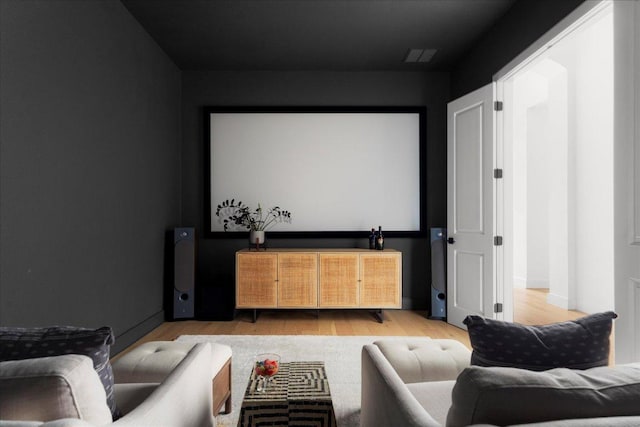 482 Running Bird Rd, Austin, TX 78737 - cinema with wood finished floors