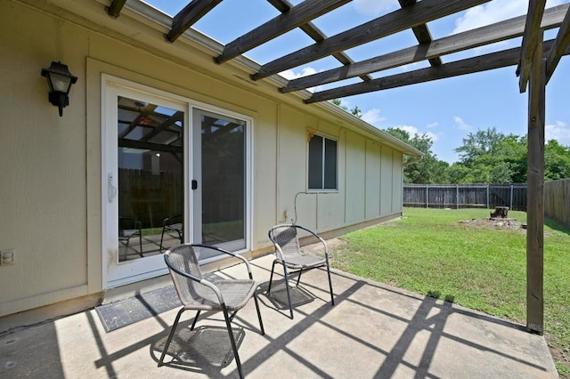 3921 Leafield Dr, Austin, TX 78749 - view of patio featuring a pergola