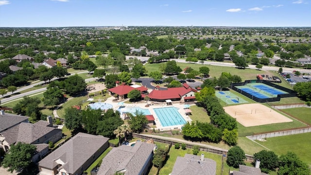 2125 Village View Loop, Pflugerville, TX 78660 - bird's eye view of a pool area