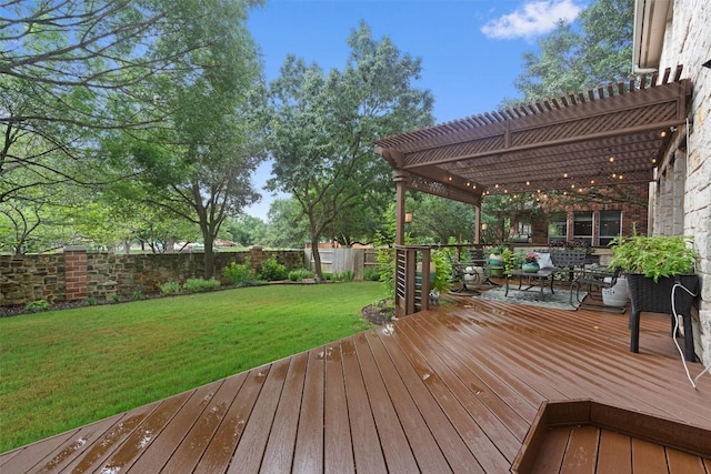 2125 Village View Loop, Pflugerville, TX 78660 - wooden deck featuring a pergola
