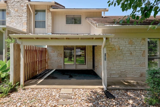 11512 Tin Cup Dr Unit 103, Austin, TX 78750 - back of property with stone siding