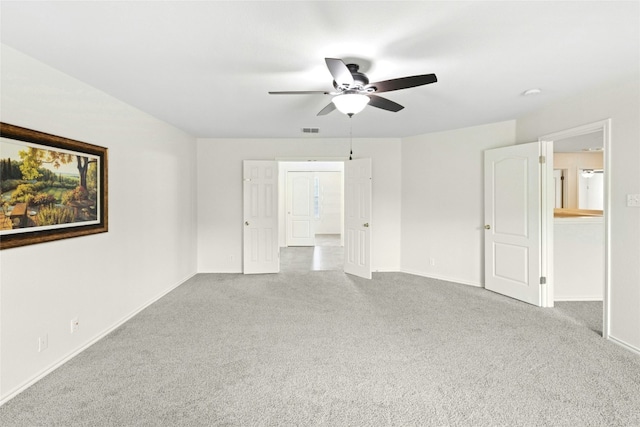 1113 Red Ranch Cir, Cedar Park, TX 78613 - unfurnished bedroom with carpet floors, baseboards, and a ceiling fan