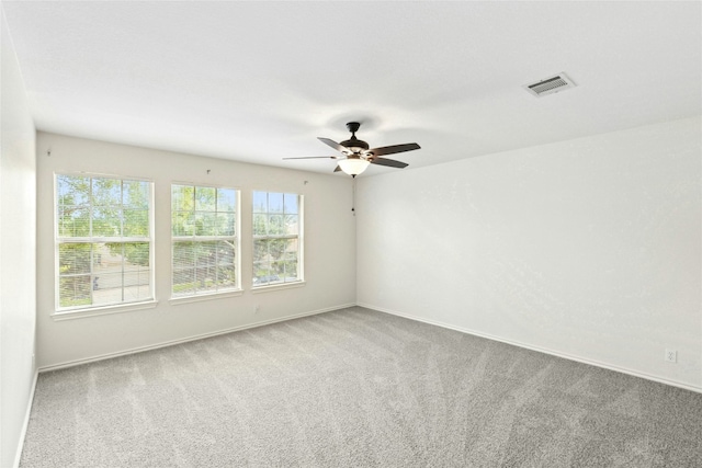 1113 Red Ranch Cir, Cedar Park, TX 78613 - empty room featuring carpet, ceiling fan, and baseboards