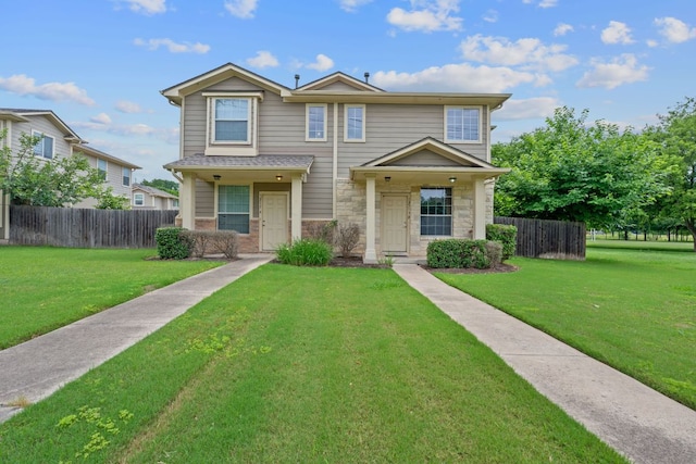 14517 Harris Ridge Blvd Unit B, Pflugerville, TX 78660 - view of front of house featuring stone siding