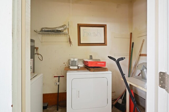 801 Terrell Hill Dr, Austin, TX 78704 - washroom featuring separate washer and dryer