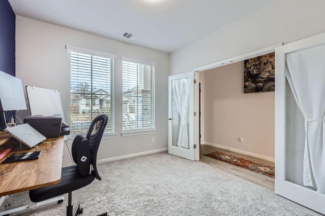 149 Woods Edge Ln, Georgetown, TX 78628 - office area with baseboards