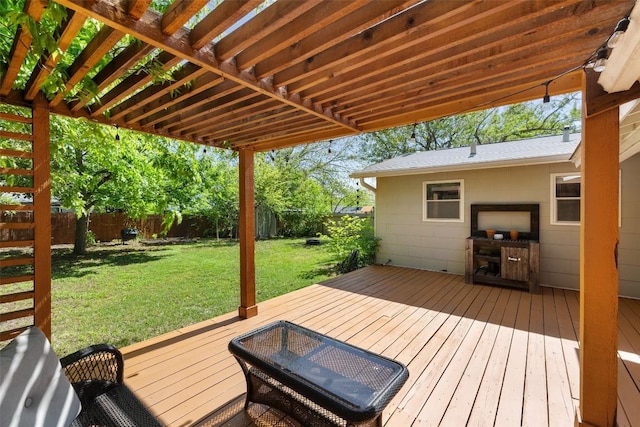 1308 Berkshire Dr, Austin, TX 78723 - view of wooden deck