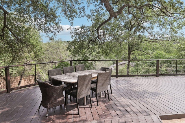 3902 Knollwood Dr Unit A, Austin, TX 78731 - deck with outdoor dining space