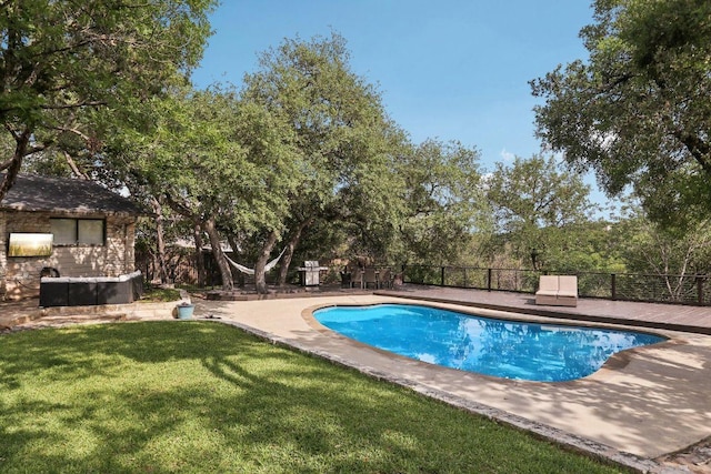 3902 Knollwood Dr Unit A, Austin, TX 78731 - view of swimming pool with a patio area