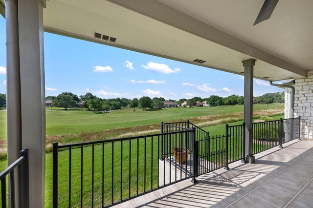 110 Chuckwagon Trl, Georgetown, TX 78633 - balcony featuring golf course view