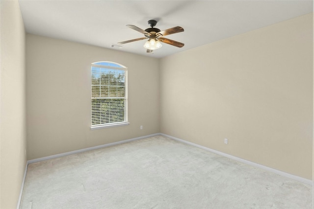 7420 Jaborandi Dr, Austin, TX 78739 - spare room with carpet flooring, ceiling fan, and baseboards