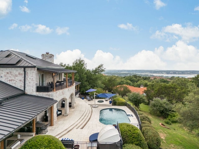 15902 Soleil Ct, Austin, TX 78734 - outdoor pool with a patio area