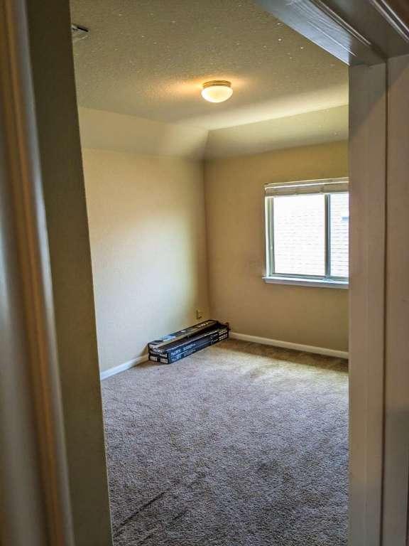 1226 Hidden Cave Dr, New Braunfels, TX 78132 - carpeted empty room featuring baseboards and a textured ceiling