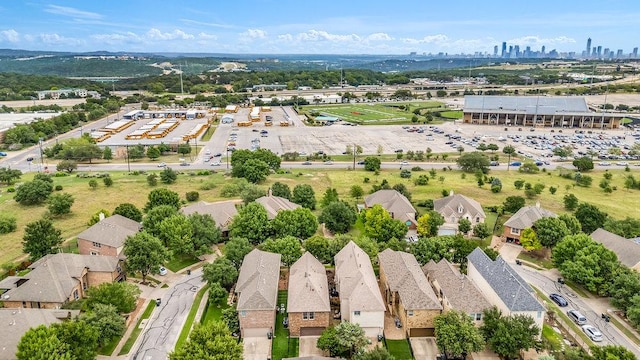 1055 Sunflower Trl, Austin, TX 78745 - drone / aerial view of city skyline