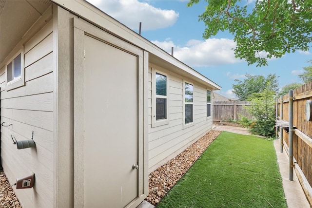 238 Rock Bluff Ln, San Marcos, TX 78666 - view of fenced backyard