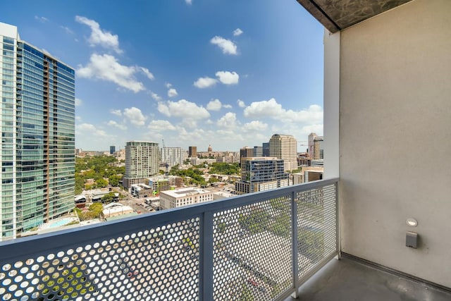 301 W Ave Unit 2003, Austin, TX 78701 - balcony featuring a view of city