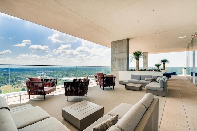 301 W Ave Unit 2003, Austin, TX 78701 - view of patio / terrace featuring outdoor lounge area