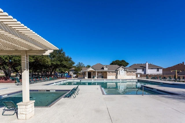 3808 Royal Troon Dr, Round Rock, TX 78664 - community pool featuring a patio