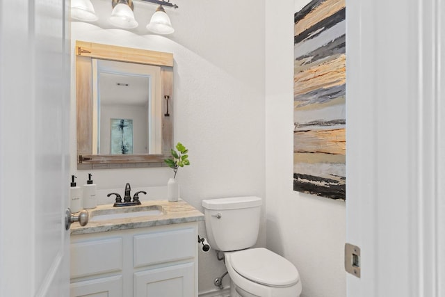 3808 Royal Troon Dr, Round Rock, TX 78664 - bathroom featuring vanity and toilet