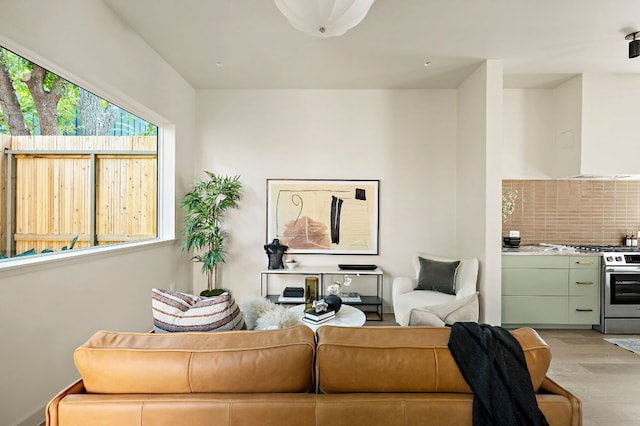 2405 E 22nd St, Austin, TX 78722 - living room with light wood-style floors
