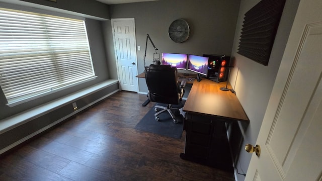 14501 Dreamtime Ln, Pflugerville, TX 78660 - office with wood finished floors