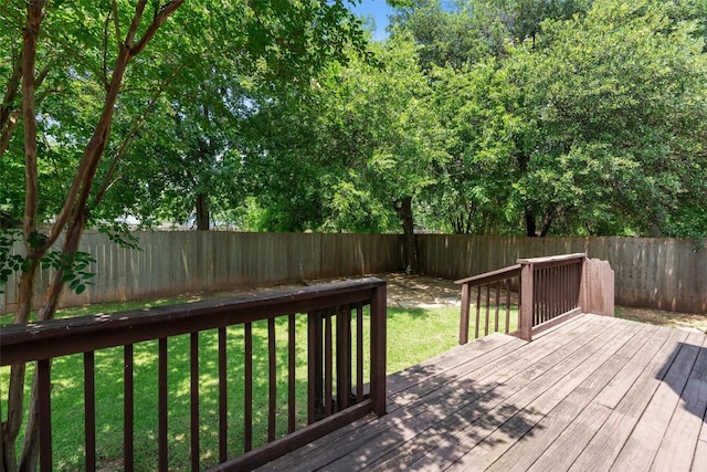 5902 Shreveport Dr, Austin, TX 78727 - view of wooden deck