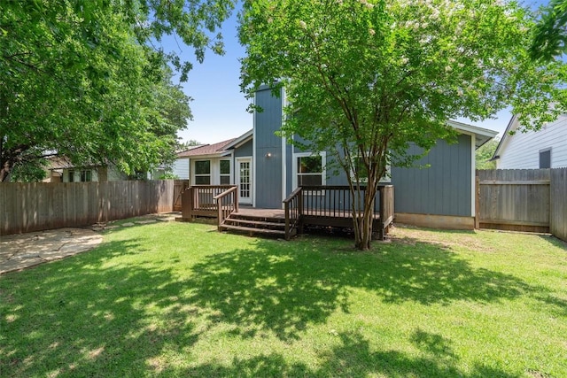 5902 Shreveport Dr, Austin, TX 78727 - rear view of property featuring a wooden deck