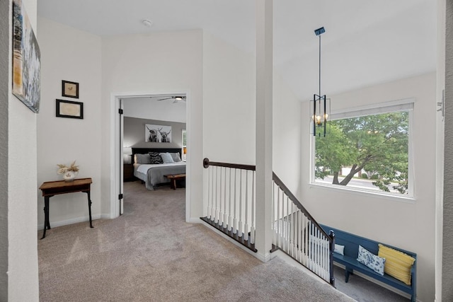2003 Red Oak Cir, Round Rock, TX 78681 - hallway featuring carpet and baseboards