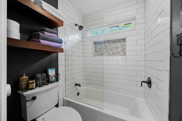 2003 Red Oak Cir, Round Rock, TX 78681 - bathroom with toilet and bathing tub / shower combination