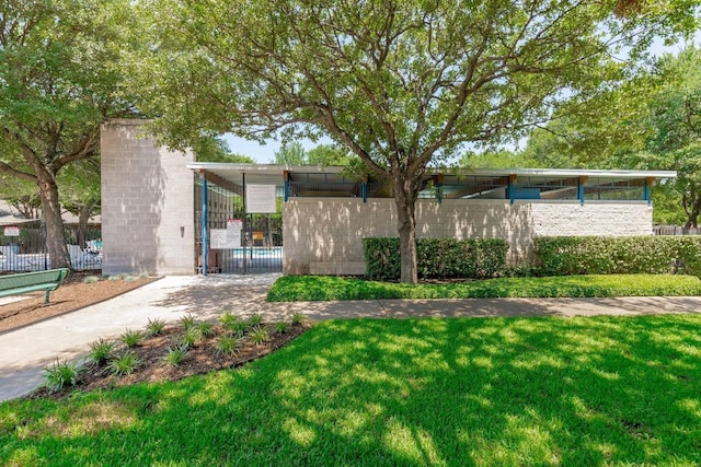 2003 Red Oak Cir, Round Rock, TX 78681 - view of front facade featuring concrete block siding