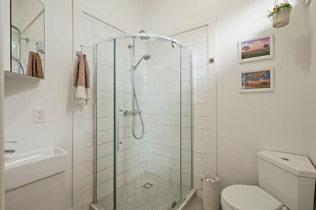 2819 Cross Rd, San Marcos, TX 78666 - full bathroom with toilet and a stall shower