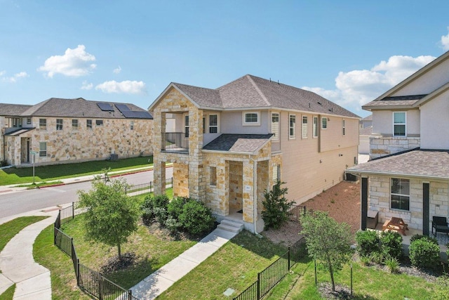 202 Delaware Mountains Ter, Dripping Springs, TX 78620 - view of front of home with stone siding