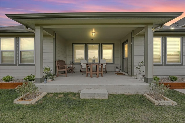 12904 Cerro Castellan Trce, Manor, TX 78653 - rear view of property featuring a yard and a patio area