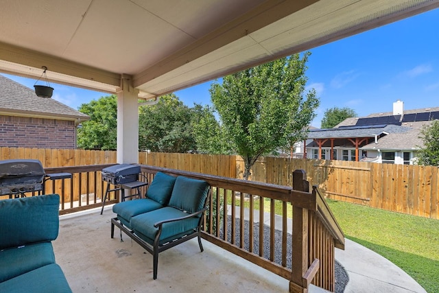 123 Justin Leonard Dr, Round Rock, TX 78664 - fenced backyard featuring a grill and a patio area
