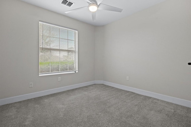 4913 Single Shot Cir, Austin, TX 78723 - carpeted spare room with ceiling fan and baseboards
